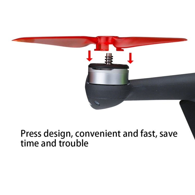 RCSTQ 2 Pairs Clear Color Quick-release Propellers for DJI FPV(Red) - HoMEdemic™ 