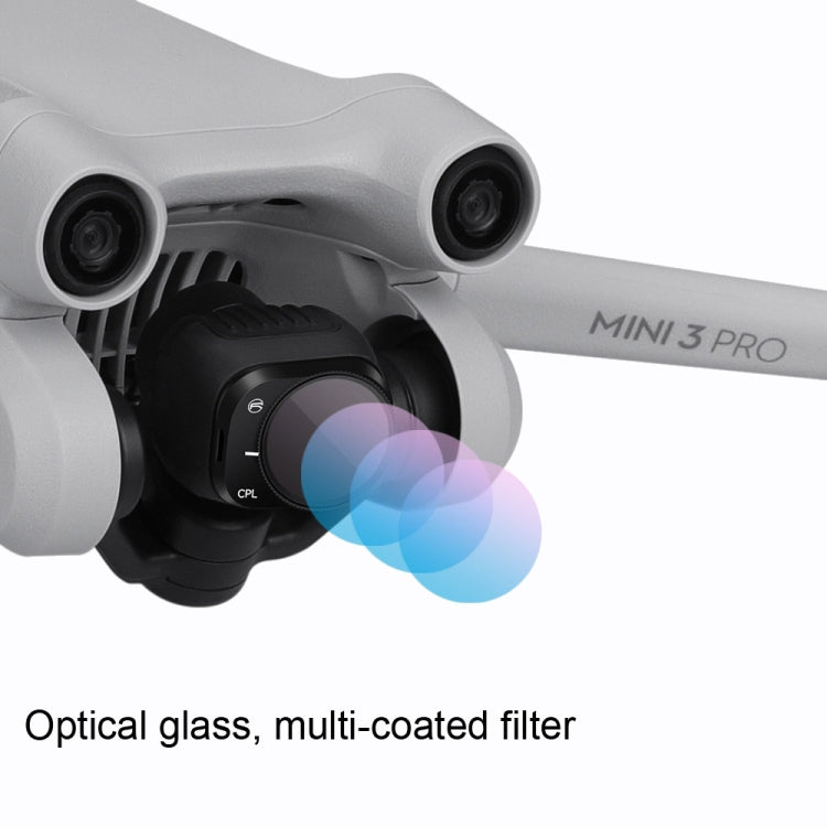 RCSTQ Aluminum Alloy Adjustable Filter Accessories for DJI Mini 3 Pro,Style: ND64 - HoMEdemic™ 