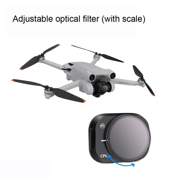 RCSTQ Aluminum Alloy Adjustable Filter Accessories for DJI Mini 3 Pro,Style: UV+CPL+ND8+ND16+ND32+ND64 6 In 1 - HoMEdemic™ 