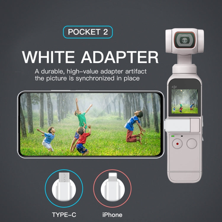 RCSTQ Smartphone Adapter for DJI OSMO Pocket 1/2, Colour: 8 Pin - HoMEdemic™ 