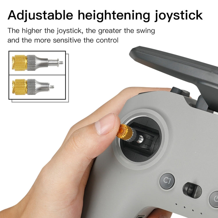 RCSTQ Two-color Retractable Thumb Rocker Joystick for DJI FPV Combo Drone Remote Control - HoMEdemic™ 