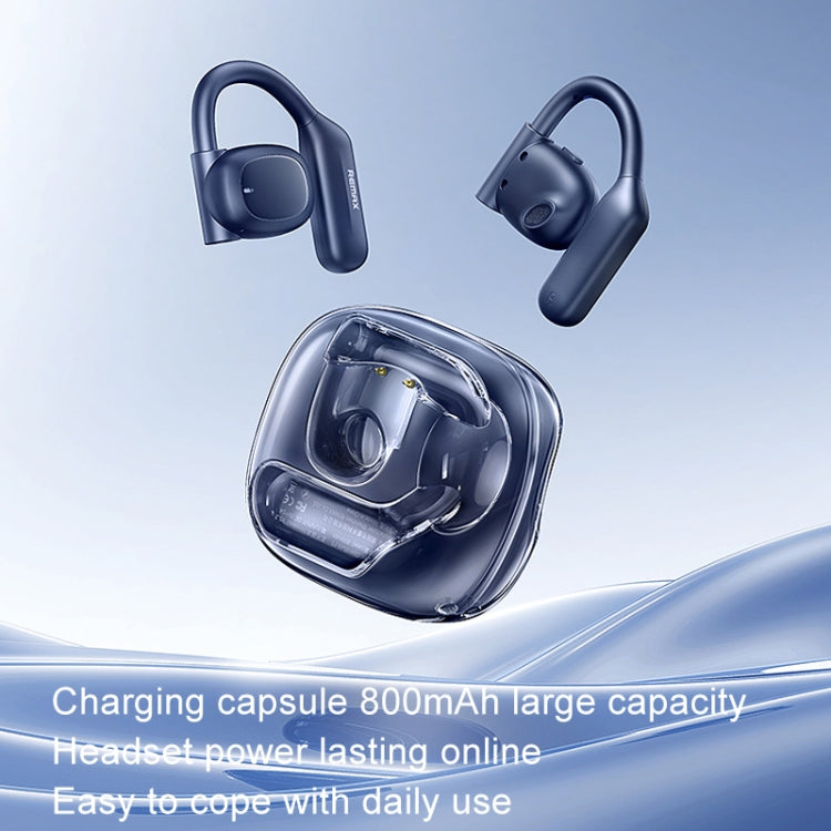 REMAX OpenBuds P5 Colorful Crystal Hanging Ear Air Conduction Bluetooth Earphone OWS Sports Music Wireless Earphone(White) - HoMEdemic™ 