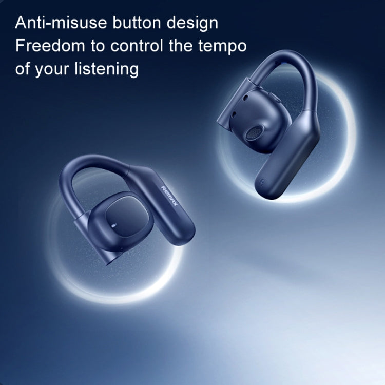REMAX OpenBuds P5 Colorful Crystal Hanging Ear Air Conduction Bluetooth Earphone OWS Sports Music Wireless Earphone(White) - HoMEdemic™ 