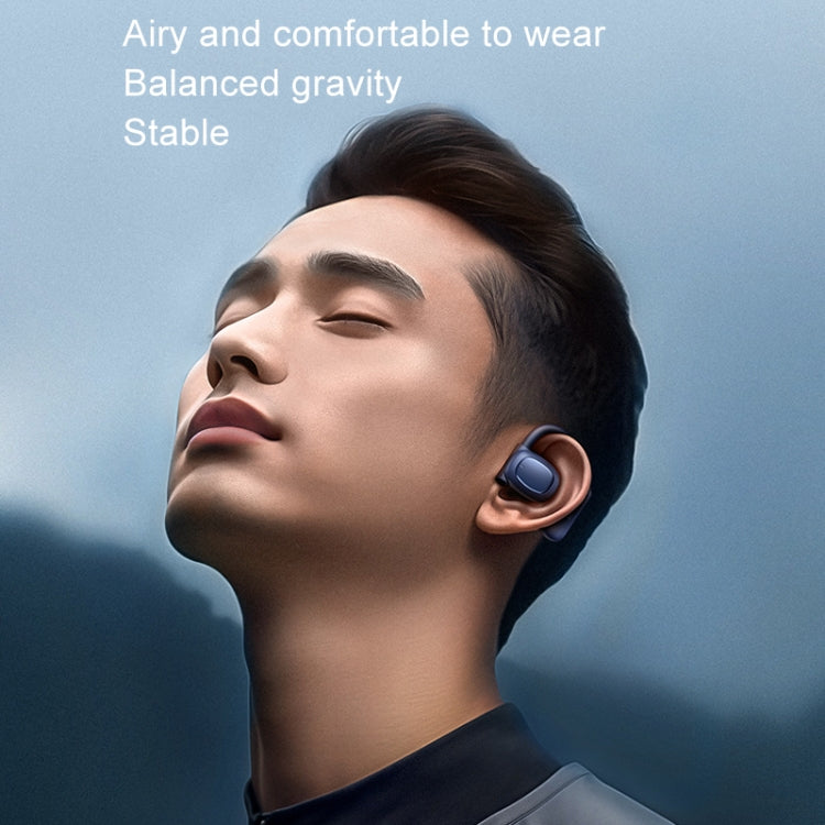 REMAX OpenBuds P5 Colorful Crystal Hanging Ear Air Conduction Bluetooth Earphone OWS Sports Music Wireless Earphone(White) - HoMEdemic™ 