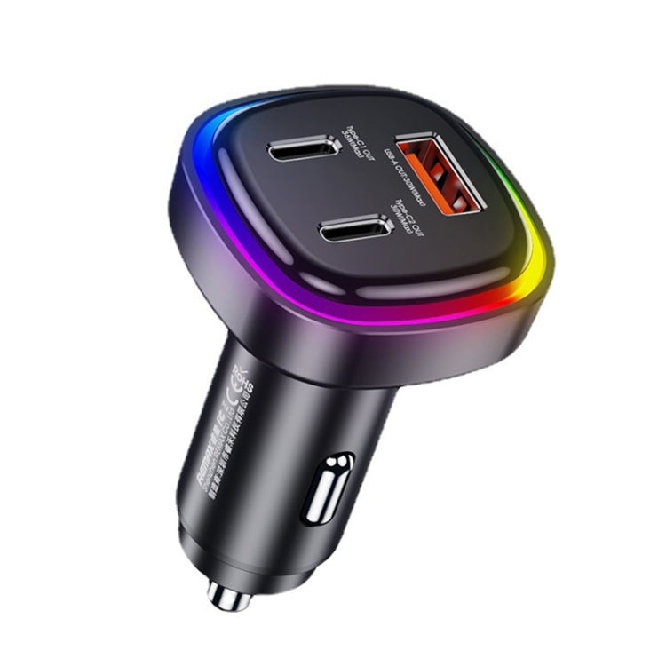 REMAX RCC330 Earl Series 3 in 1 Car 66W PD Fast Charger with Indicator Light - HoMEdemic™ 