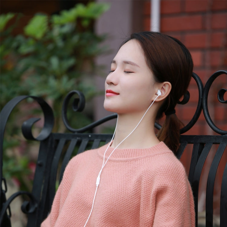 REMAX RM-588 In-Ear Stereo Sleep Earphone with Wire Control & MIC & Support Hands-free(White) - HoMEdemic™ 