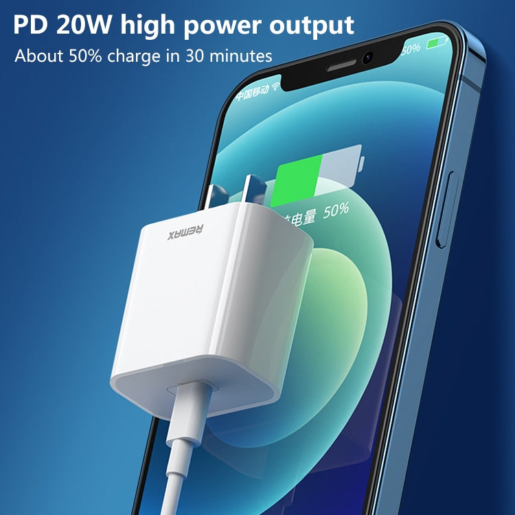 REMAX RP-U79 Speed Series 20W USB-C/Type-C Multi-Compatible Fast Charger, Specification:CN Plug(White) - HoMEdemic™ 