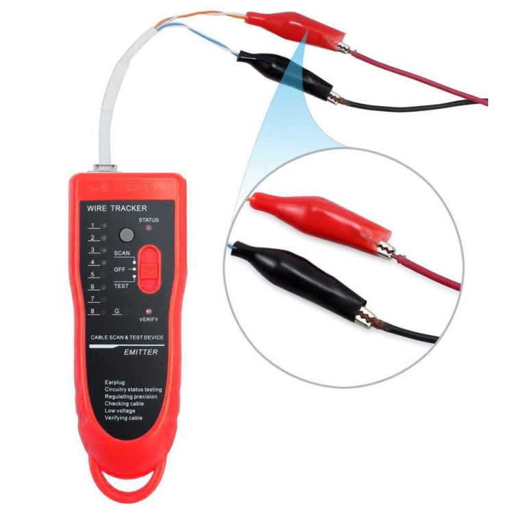 RJ11 / RJ45 Telephone Wire Tracker Ethernet LAN Network Cable Tester Detector Line Finder, RJ11 / RJ45 Line Finder - HoMEdemic™ 