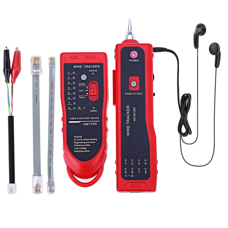 RJ11 / RJ45 Telephone Wire Tracker Ethernet LAN Network Cable Tester Detector Line Finder, RJ11 / RJ45 Line Finder - HoMEdemic™ 