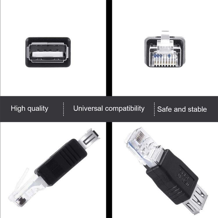 RJ45 Male to USB AF Adapter - HoMEdemic™ 