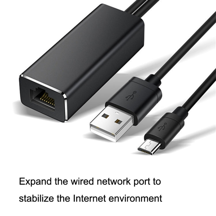 RJ45 Micro USB to 100M Ethernet Adapter Steady Watch Video - HoMEdemic™ 