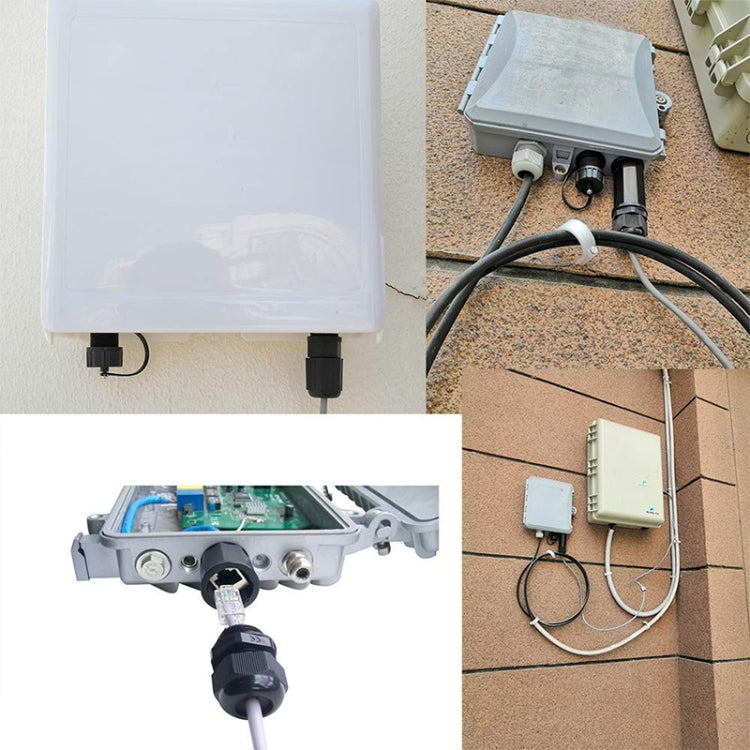 RJ45 Waterproof Connector Double Head Lan Coupler Adapter - HoMEdemic™ 