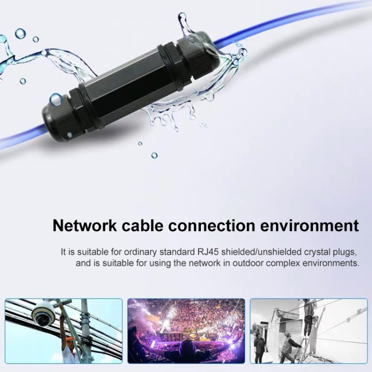 RJ45 Waterproof Connector Double Head Lan Coupler Adapter - HoMEdemic™ 