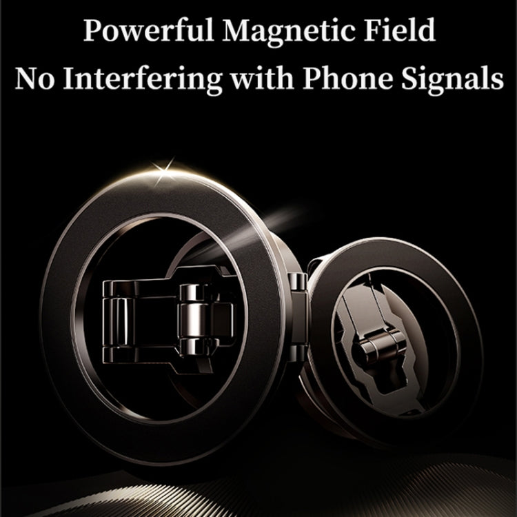 ROCK Q08 Car Magnetic Foldable Phone Holder(Black) - HoMEdemic™ 