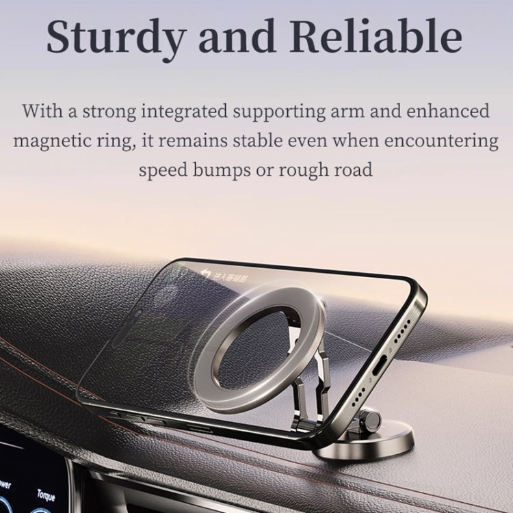 ROCK Q08 Car Magnetic Foldable Phone Holder(Black) - HoMEdemic™ 