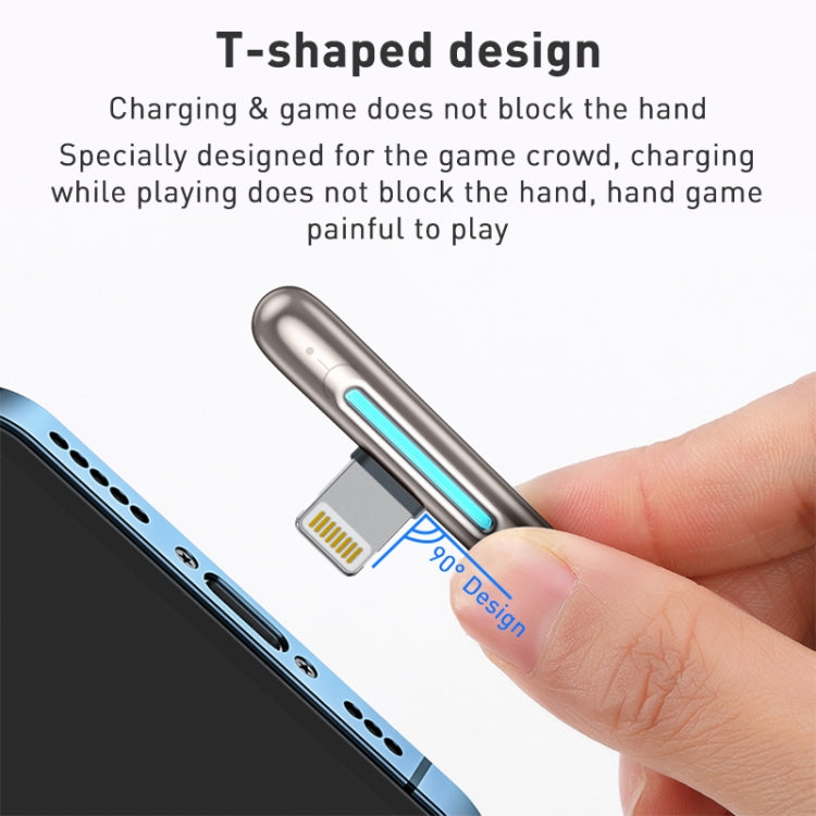 ROCK RCB0811 M3 20W USB-C/Type-C to 8 Pin Zinc Alloy Fast Charging Mobile Game Data Cable, Length: 1m - HoMEdemic™ 