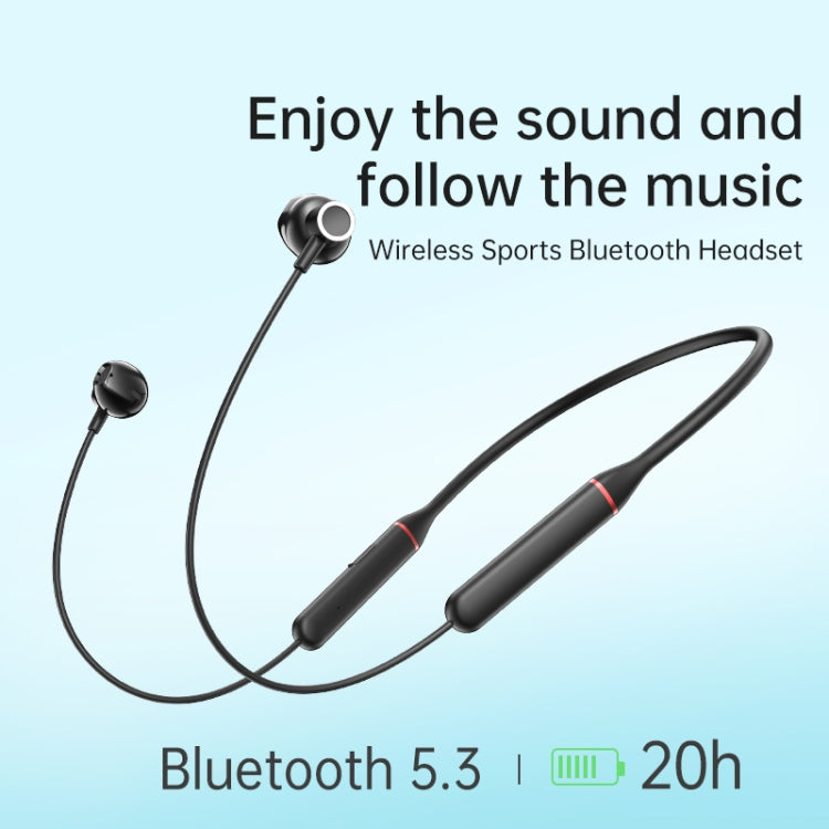 ROCK Y6 Neck-band Wireless Sports Bluetooth Earphone(Black) - HoMEdemic™ 