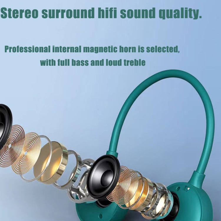 ROCKMIA  EBS-906 Neckband Bluetooth Speaker Waterproof Music Player Built-in Microphone(Grey) - HoMEdemic™ 