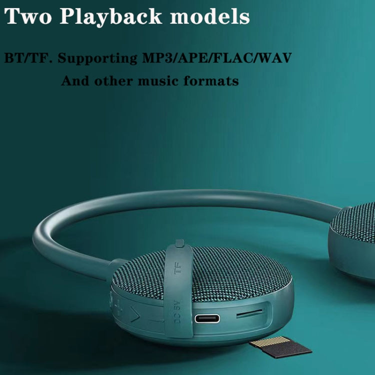 ROCKMIA  EBS-906 Neckband Bluetooth Speaker Waterproof Music Player Built-in Microphone(Grey) - HoMEdemic™ 