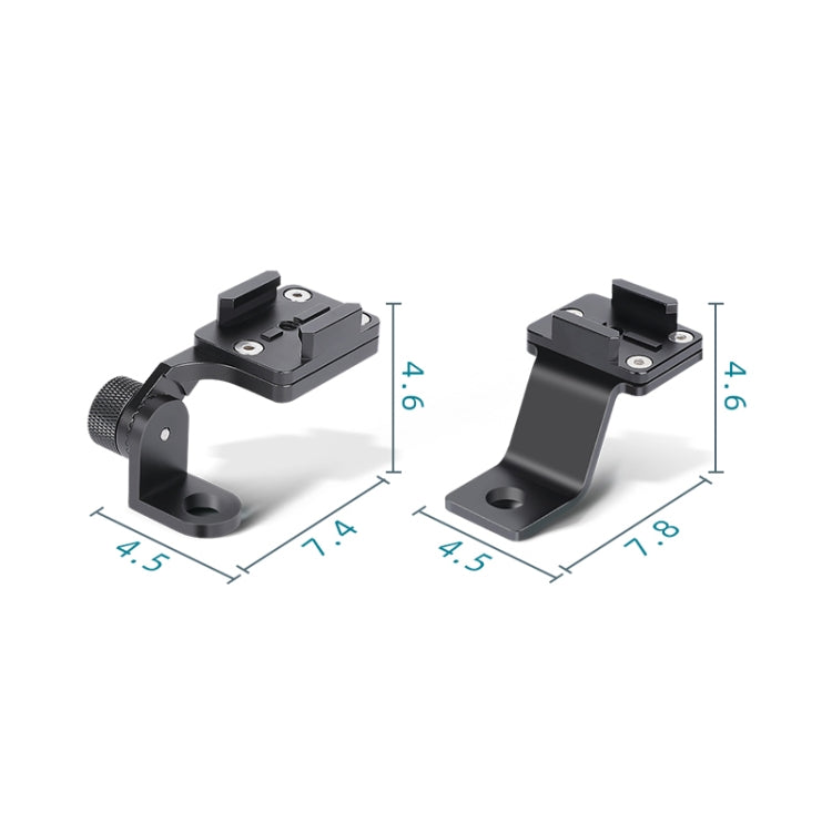 RUIGPRO Motorcycle Handlebar Alloy Phone Bracket for GoPro/ Insta360/DJI OSMO Sport Camera(Blue) - HoMEdemic™ 