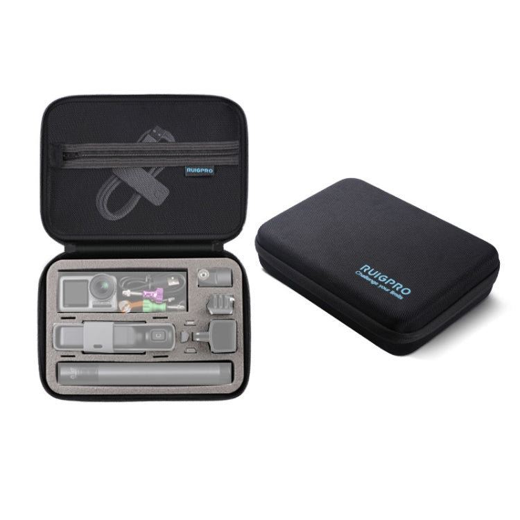 RUIGPRO Oxford Waterproof Storage Box Case Bag for DJI OSMO Pocket Gimble Camera / OSMO Action, Size: 24x16.5x8cm (Black) - HoMEdemic™ 
