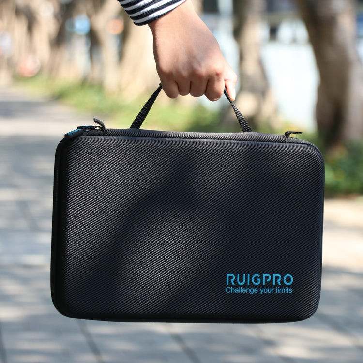 RUIGPRO Oxford Waterproof Storage Box Case Bag for DJI OSMO Pocket Gimble Camera / OSMO Action, Size: 30.2x20.8x7.2cm (Black) - HoMEdemic™ 