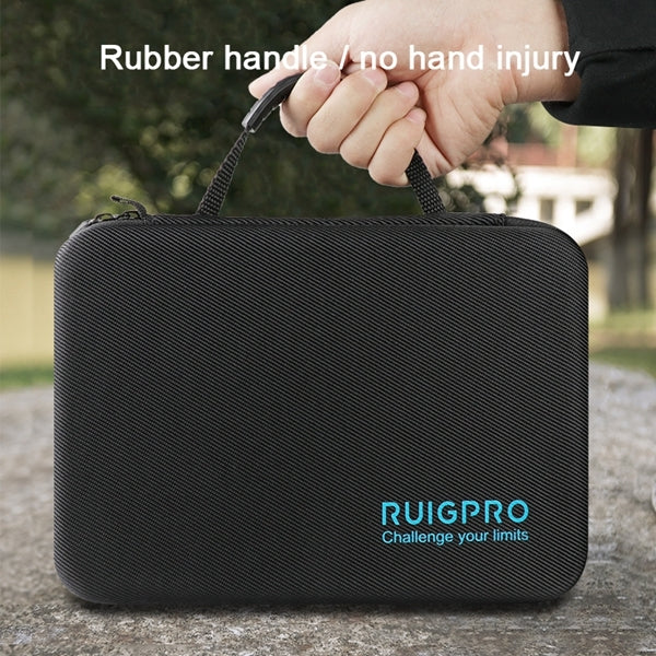 RUIGPRO Shockproof Waterproof Portable Case Box for DJI Osmo Action, Size: 17.3cm x 12.3cm x 6.5cm(Black) - HoMEdemic™ 