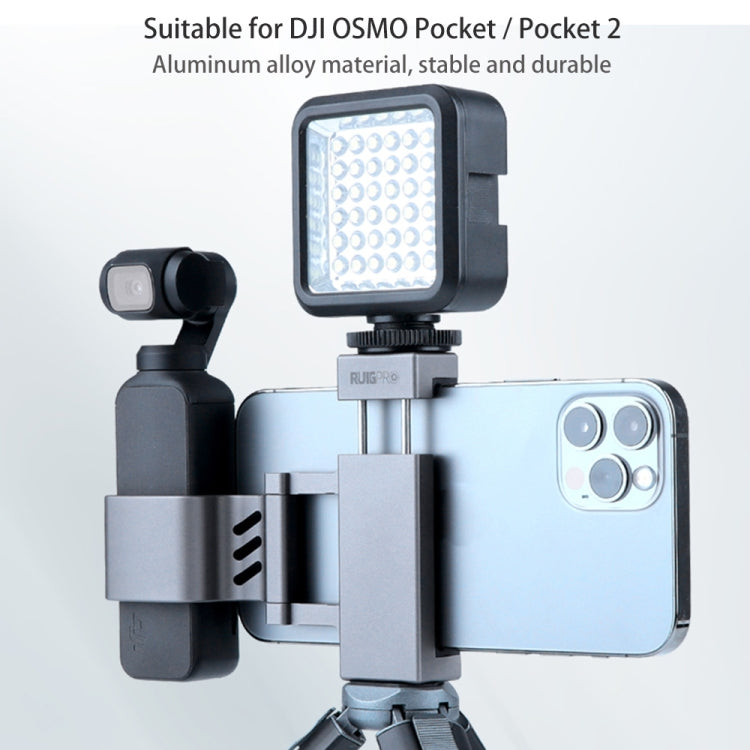 RUIGPRO Smartphone Fixing Clamp 1/4 inch Holder Mount Bracket for DJI OSMO Pocket / Pocket 2 - HoMEdemic™ 