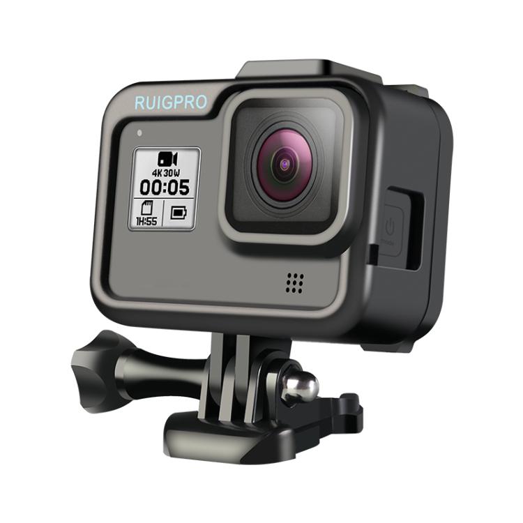 RUIGPRO for GoPro HERO8 Black Standard Border PC ABS Frame Mount Protective Case(Black) - HoMEdemic™ 