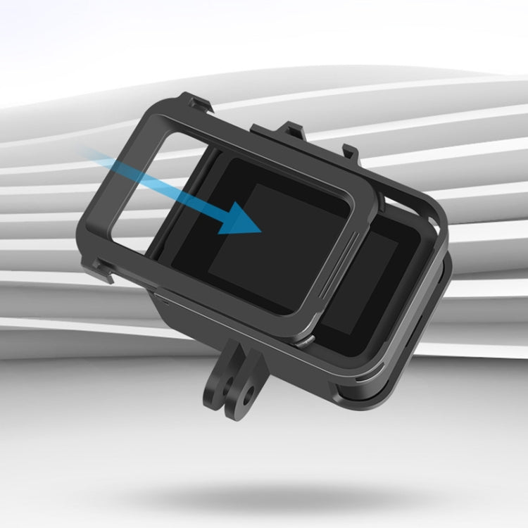 RUIGPRO for GoPro HERO8 Black Standard Border PC ABS Frame Mount Protective Case(Black) - HoMEdemic™ 