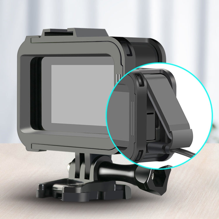 RUIGPRO for GoPro HERO8 Black Standard Border PC ABS Frame Mount Protective Case(Black) - HoMEdemic™ 