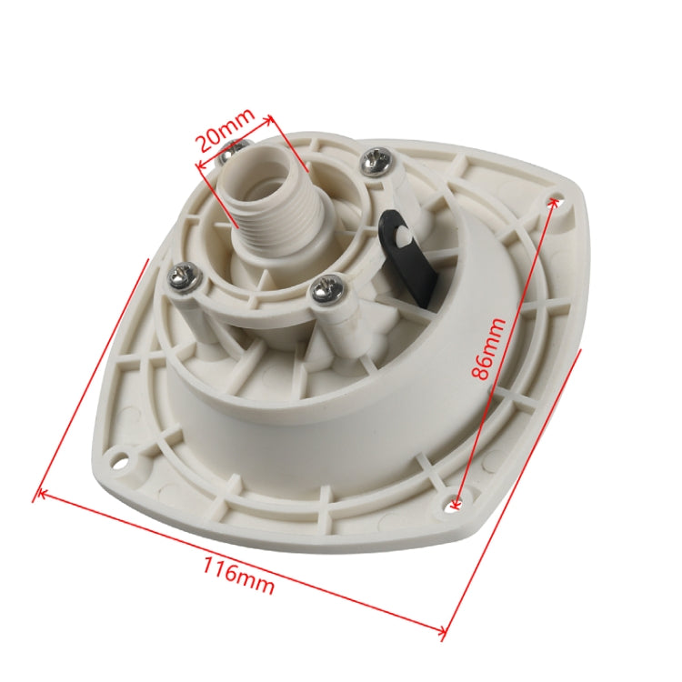 RV Camper Trailer Cars Water Inlet Fill with Screws(White) - HoMEdemic™ 