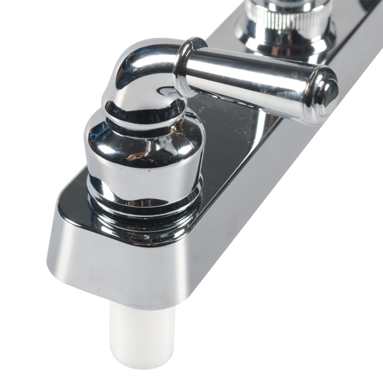 RV Camper Van Double Handle Kitchen 360 Degree Rotating Faucet(Silver) - HoMEdemic™ 