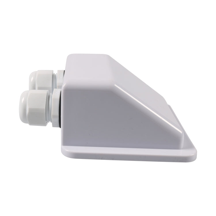 RV Sealed Waterproof Solar Double Cable Entry Gland Box(White) - HoMEdemic™ 