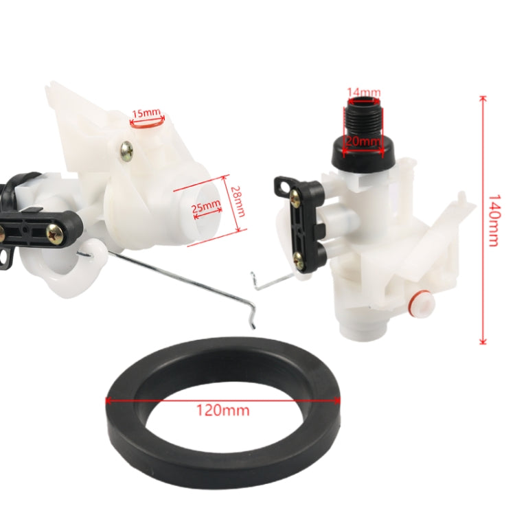 RV Toilet Water Valve Module Assembly 31705(White + Black) - HoMEdemic™ 