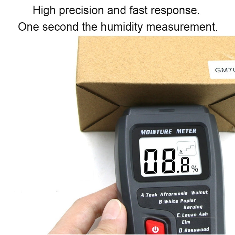 Rechargeable Wood Moisture Tester Moisture Measurement for Wood Flooring and Carton without Battery - HoMEdemic™ 