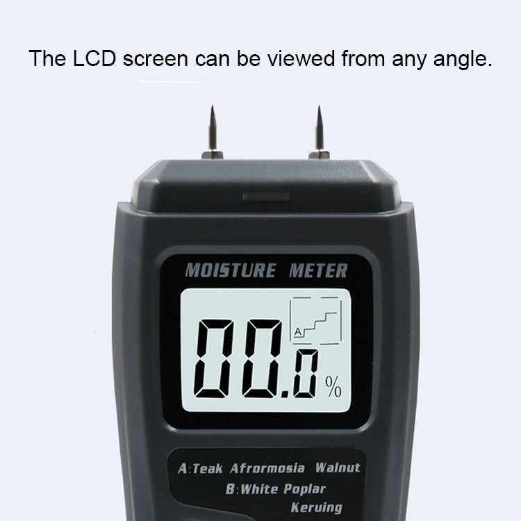 Rechargeable Wood Moisture Tester Moisture Measurement for Wood Flooring and Carton without Battery - HoMEdemic™ 