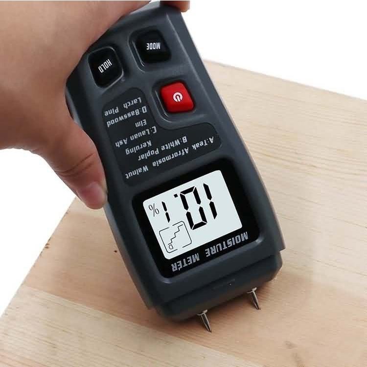 Rechargeable Wood Moisture Tester Moisture Measurement for Wood Flooring and Carton without Battery - HoMEdemic™ 