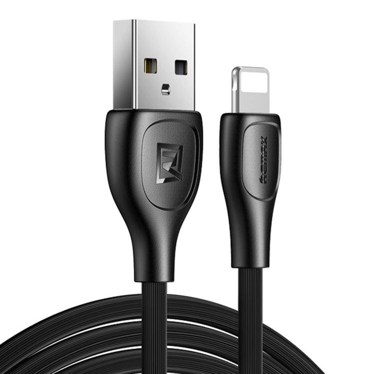 Remax RC-160i 2.1A 8 Pin Lesu Pro Series Charging Data Cable, Length: 1m (Black) - HoMEdemic™ 