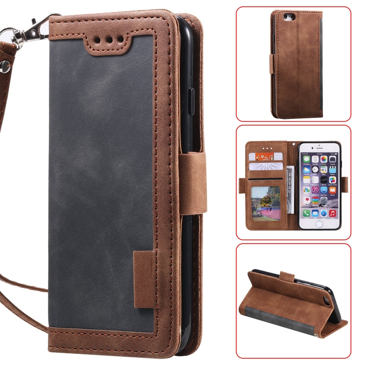 Retro Splicing Horizontal Flip Leather Case with Card Slots & Holder & Wallet, For iPhone SE 2022 / SE 2020 / 8 / 7, For Xiaomi Redmi Note 8 Pro - HoMEdemic™ 