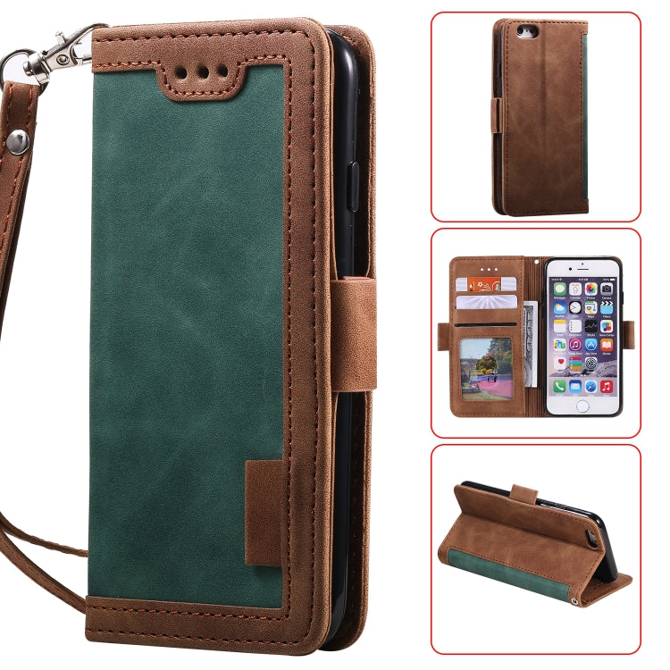 Retro Splicing Horizontal Flip Leather Case with Card Slots & Holder & Wallet, For iPhone SE 2022 / SE 2020 / 8 / 7, For Xiaomi Redmi Note 8 Pro - HoMEdemic™ 