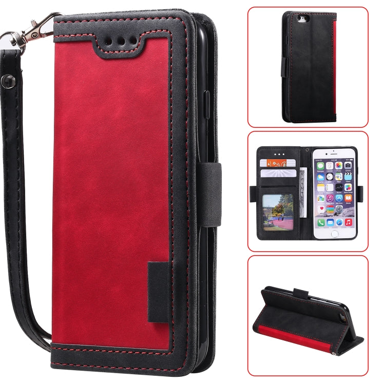 Retro Splicing Horizontal Flip Leather Case with Card Slots & Holder & Wallet, For iPhone SE 2022 / SE 2020 / 8 / 7, For Xiaomi Redmi Note 8 Pro - HoMEdemic™ 