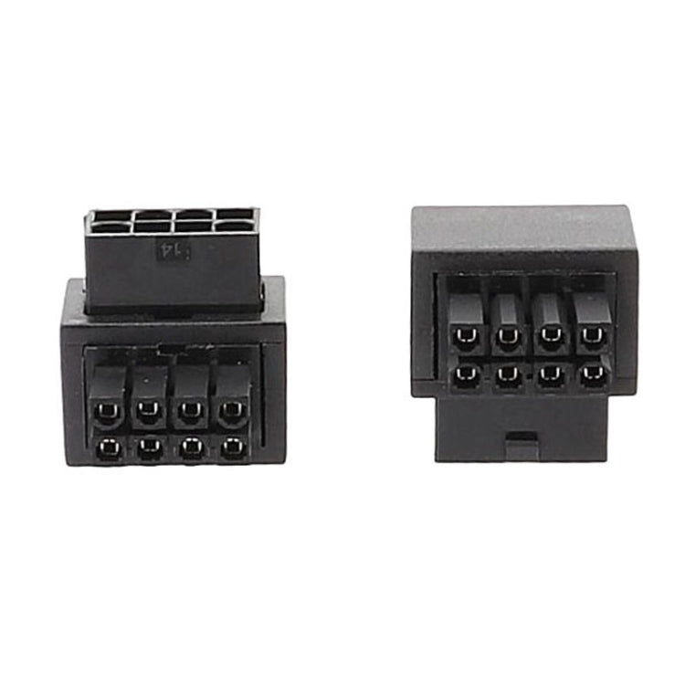 Reverse Curve B Type Motherboard CPU 8Pin Power Steering Connector Interface Steering Header 90 Degree Adaptor - HoMEdemic™ 