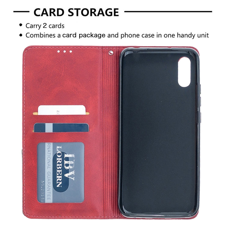 Rhombus Texture Horizontal Flip Magnetic Leather Case with Holder & Card Slots, For Xiaomi Redmi 9A, For Xiaomi Redmi 9C, For iPhone 12 mini, For iPhone 12 / 12 Pro - HoMEdemic™ 