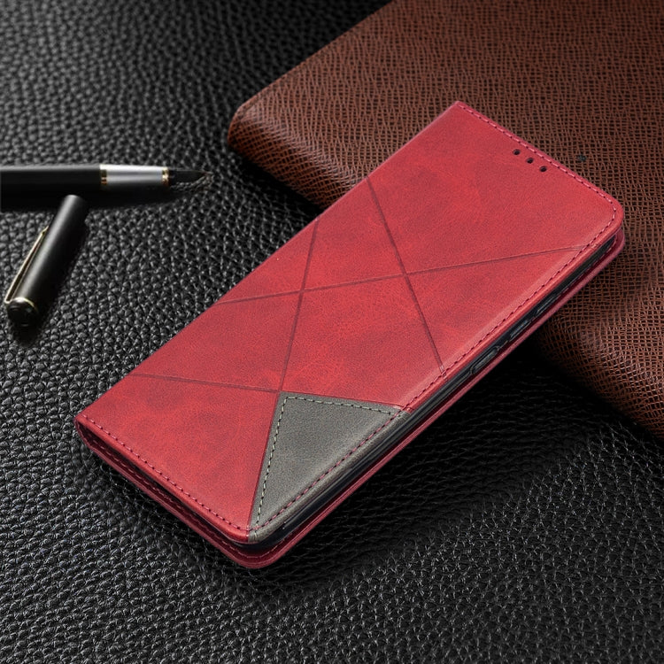 Rhombus Texture Horizontal Flip Magnetic Leather Case with Holder & Card Slots, For Xiaomi Redmi 9A, For Xiaomi Redmi 9C, For iPhone 12 mini, For iPhone 12 / 12 Pro - HoMEdemic™ 