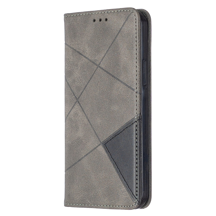 Rhombus Texture Horizontal Flip Magnetic Leather Case with Holder & Card Slots, For Xiaomi Redmi 9A, For Xiaomi Redmi 9C, For iPhone 12 mini, For iPhone 12 / 12 Pro - HoMEdemic™ 