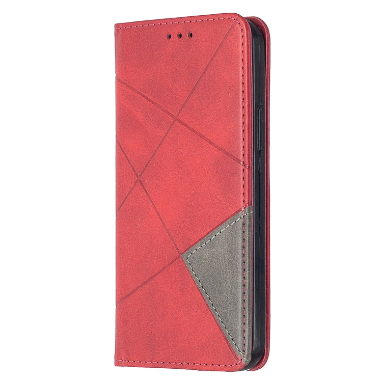 Rhombus Texture Horizontal Flip Magnetic Leather Case with Holder & Card Slots, For Xiaomi Redmi 9A, For Xiaomi Redmi 9C, For iPhone 12 mini, For iPhone 12 / 12 Pro - HoMEdemic™ 