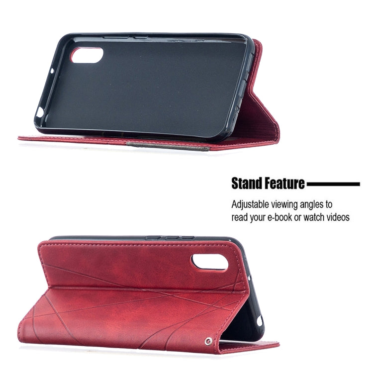 Rhombus Texture Horizontal Flip Magnetic Leather Case with Holder & Card Slots, For Xiaomi Redmi 9A, For Xiaomi Redmi 9C, For iPhone 12 mini, For iPhone 12 / 12 Pro - HoMEdemic™ 