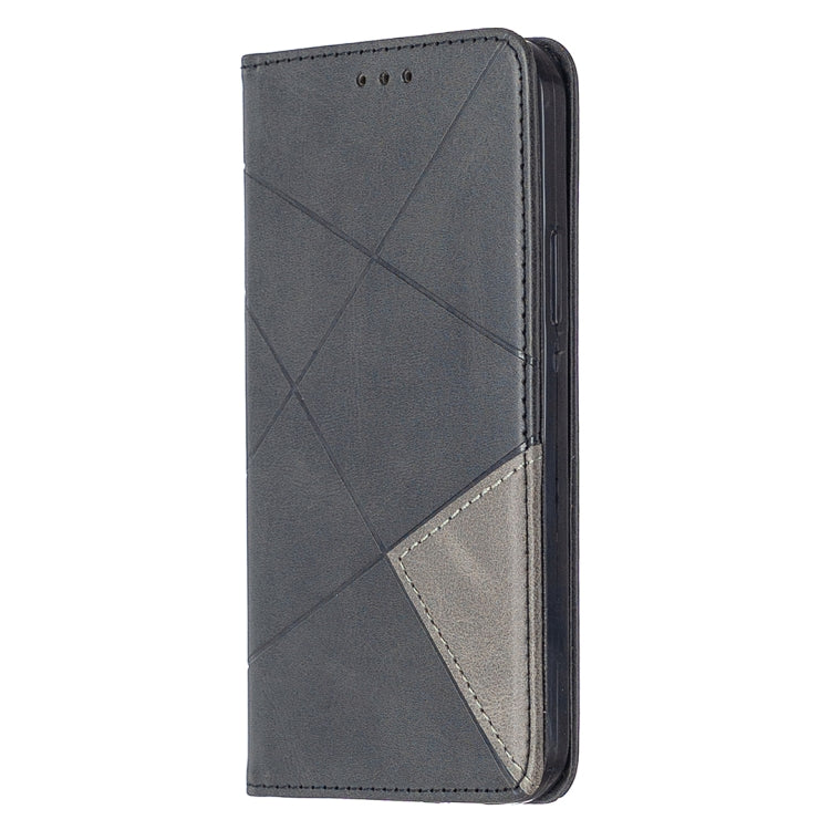 Rhombus Texture Horizontal Flip Magnetic Leather Case with Holder & Card Slots, For Xiaomi Redmi 9A, For Xiaomi Redmi 9C, For iPhone 12 mini, For iPhone 12 / 12 Pro - HoMEdemic™ 