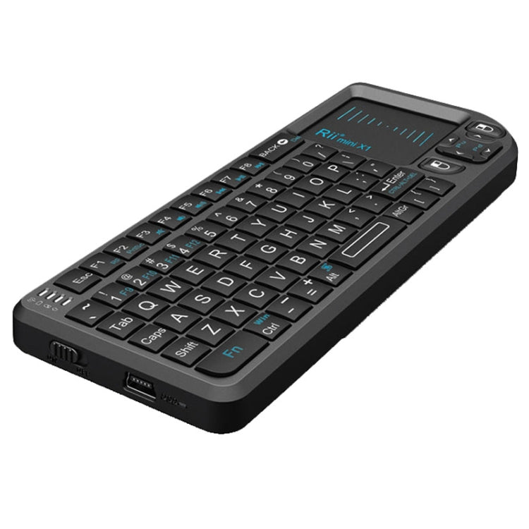 Rii X1 2.4G Mini Classic Wireless Keyboard Keypad And Mouse All-In-One Kit(Black) - HoMEdemic™ 